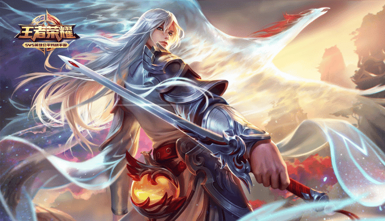 A character in Honor of Kings inspired by a historical figure but depicted differently in the game