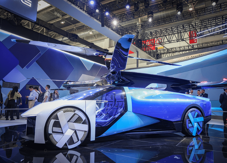 Exhibition booth at 2024 Beijing International Automotive Exhibition